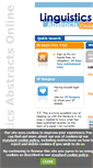 Mobile Screenshot of linguisticsabstracts.com